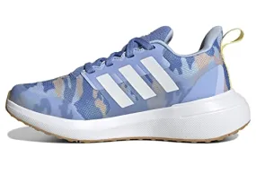 adidas Fortarun 2.0 Running Shoe, Blue Fusion/White/Gum, 4.5 US Unisex Big Kid