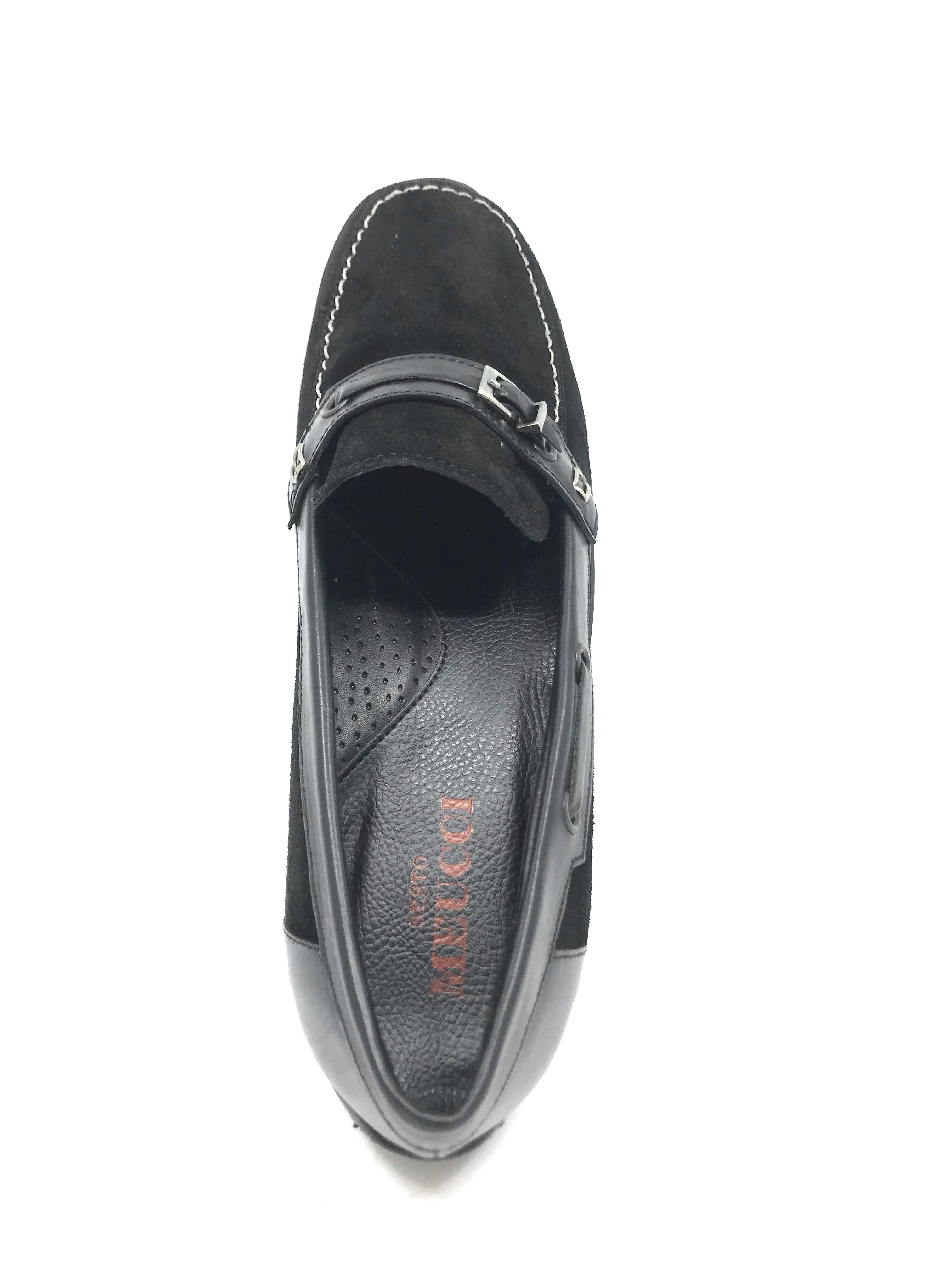 Alcyon Black Suede Sesto Meucci Loafers