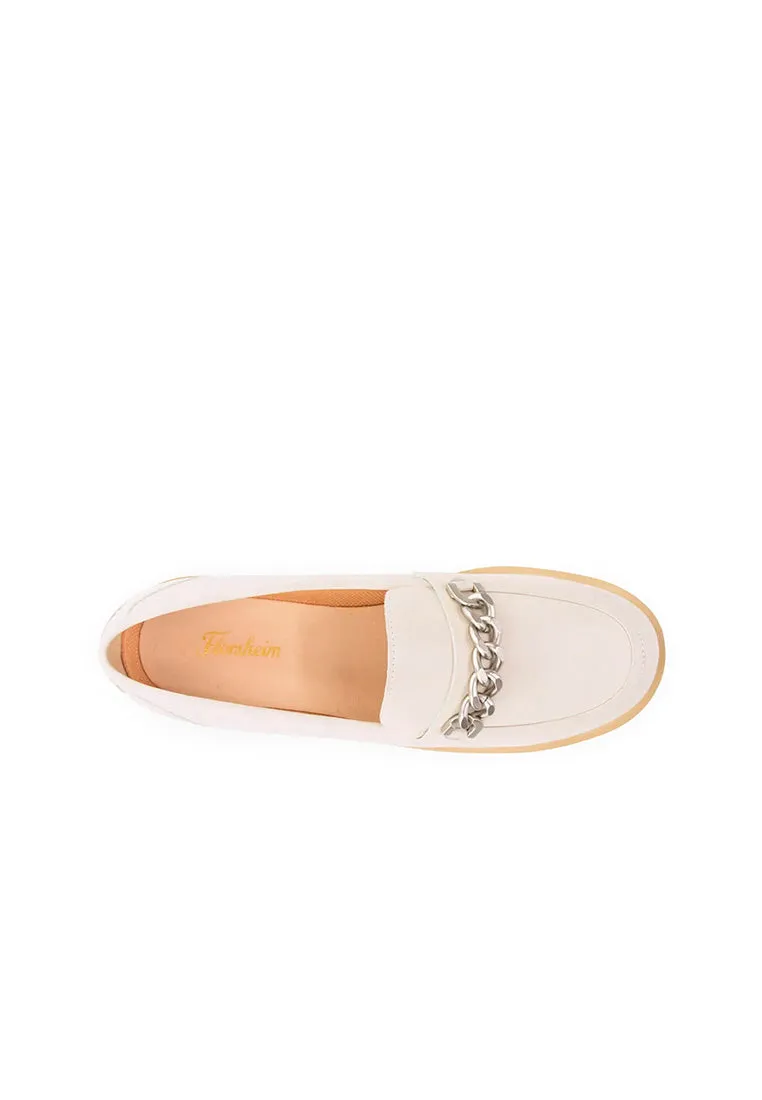CANDICE MOC TOE LOAFER Bone Calf