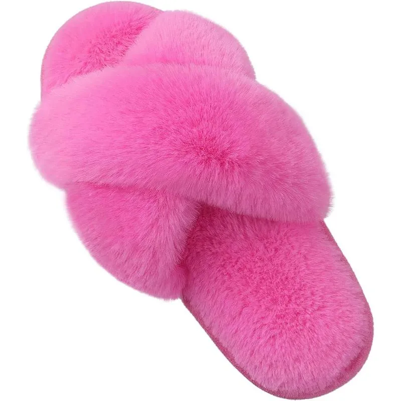 Cross Strap Slippers For Women