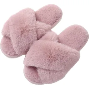 Cross Strap Slippers For Women