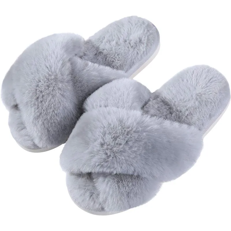 Cross Strap Slippers For Women