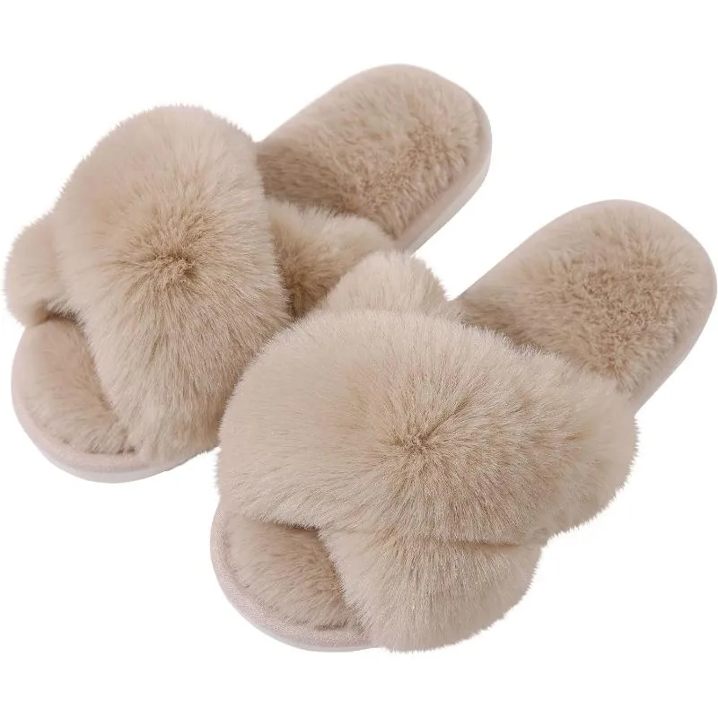 Cross Strap Slippers For Women