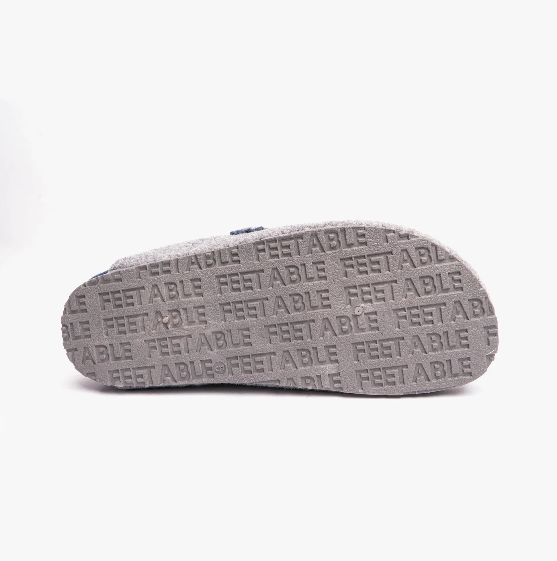 Dr Keller HEART Womens Mule Slippers Grey