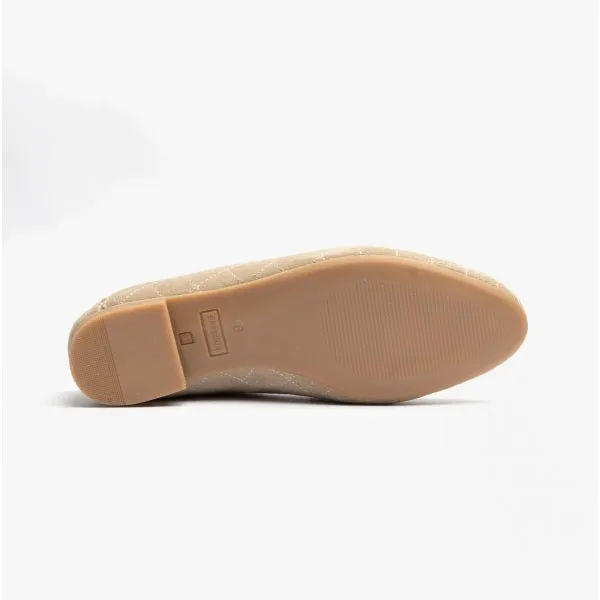 ESME Ladies Loafers Beige Suede