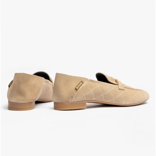 ESME Ladies Loafers Beige Suede