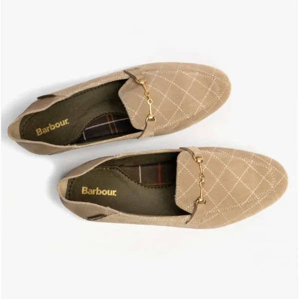 ESME Ladies Loafers Beige Suede