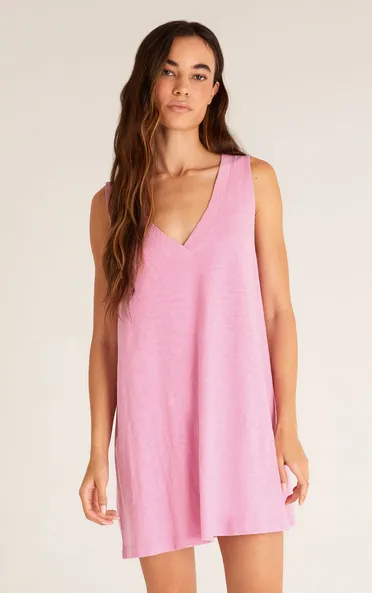 FINAL SALE: Sparrow Orchid Vee Dress