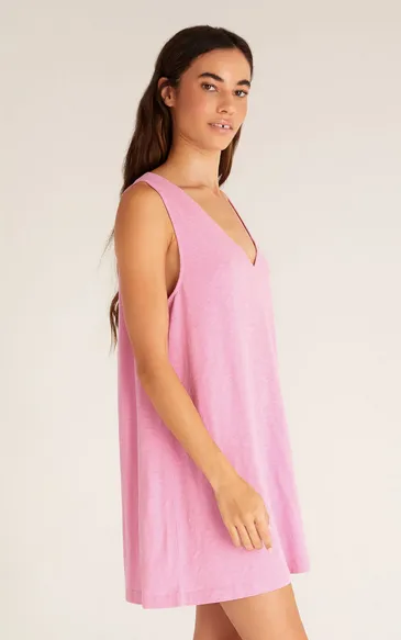 FINAL SALE: Sparrow Orchid Vee Dress