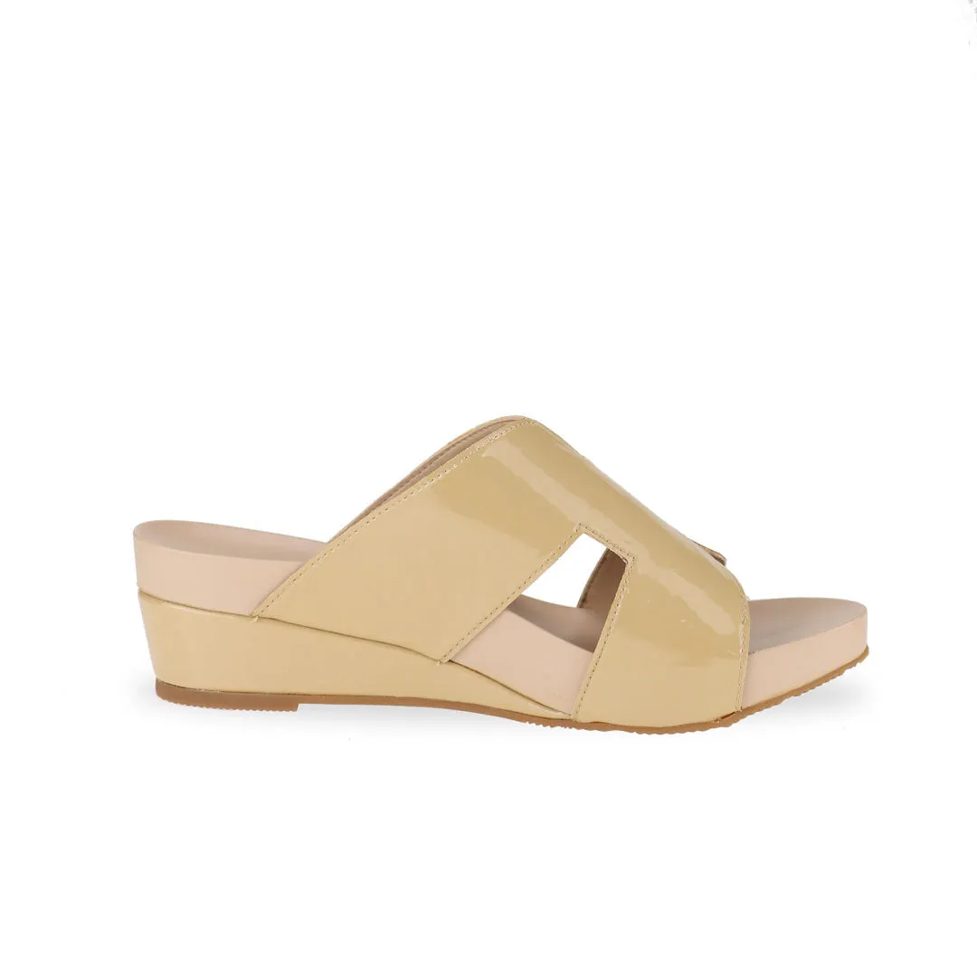 H-Strap Low Wedge Slides 2" inch [Arch-legance Series]