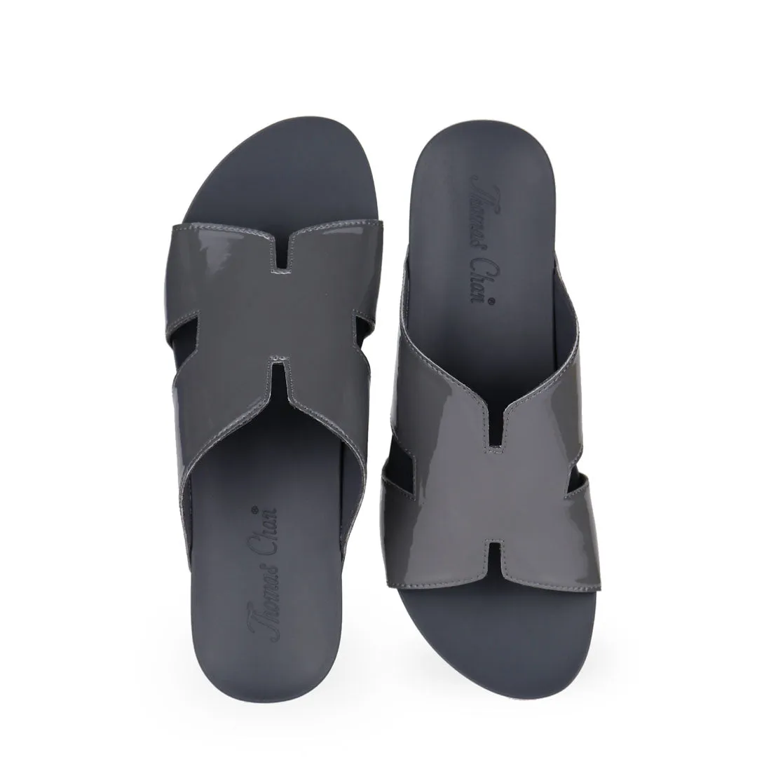 H-Strap Low Wedge Slides 2" inch [Arch-legance Series]