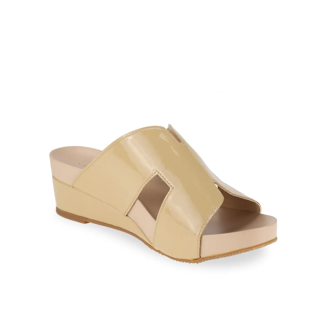 H-Strap Low Wedge Slides 2" inch [Arch-legance Series]