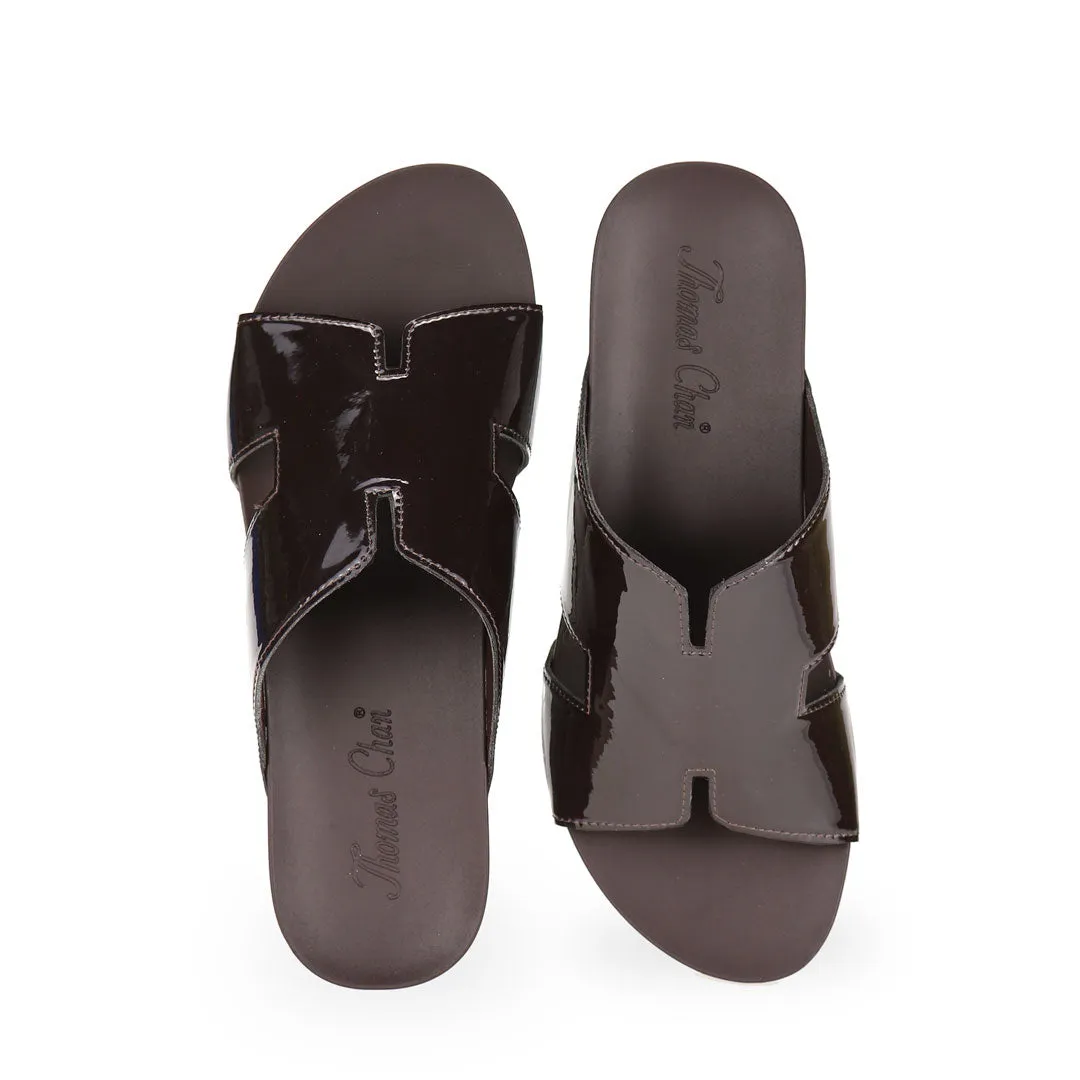 H-Strap Low Wedge Slides 2" inch [Arch-legance Series]