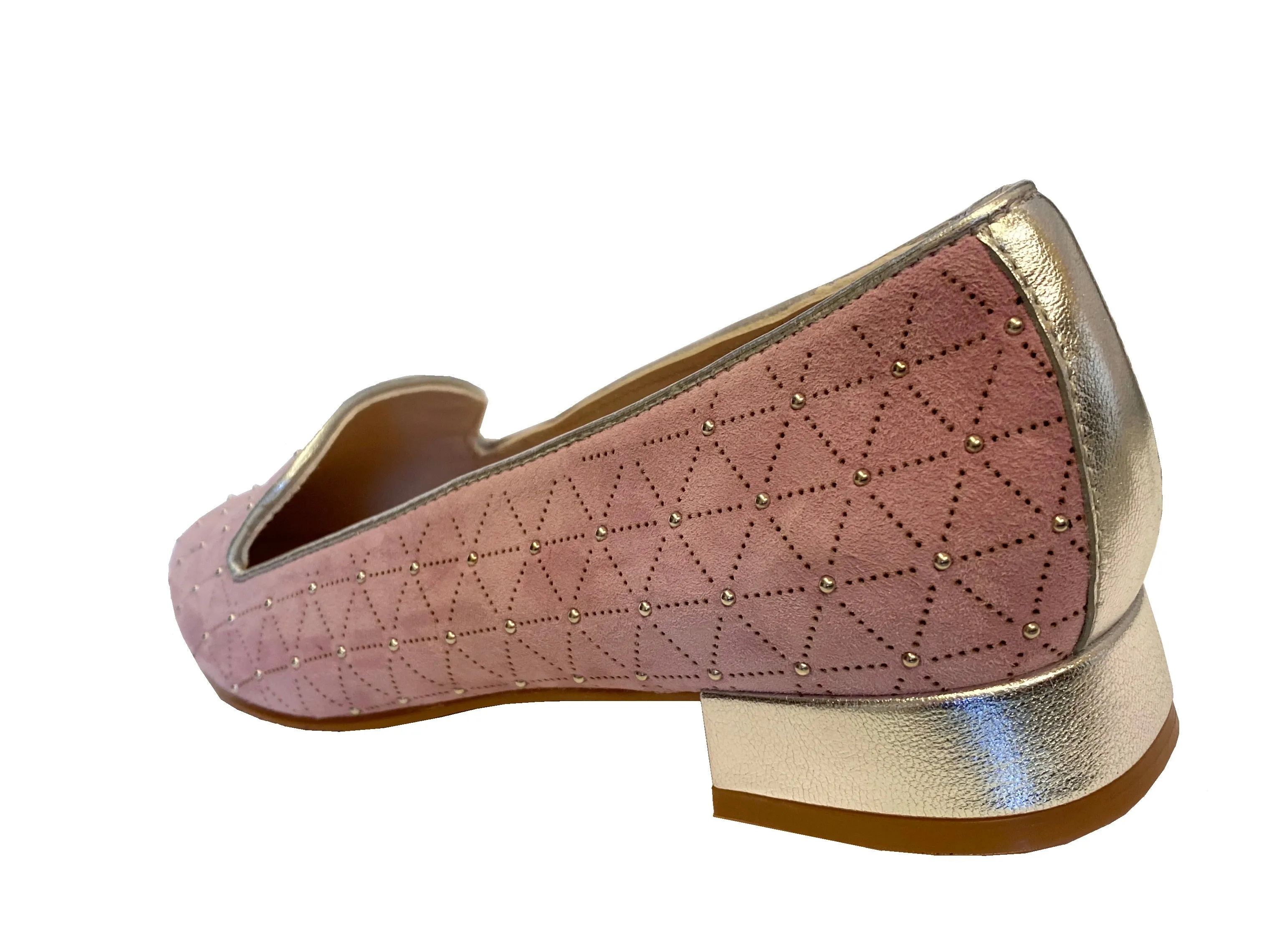 HB Shoes 7527 Stud trim Flat Pump