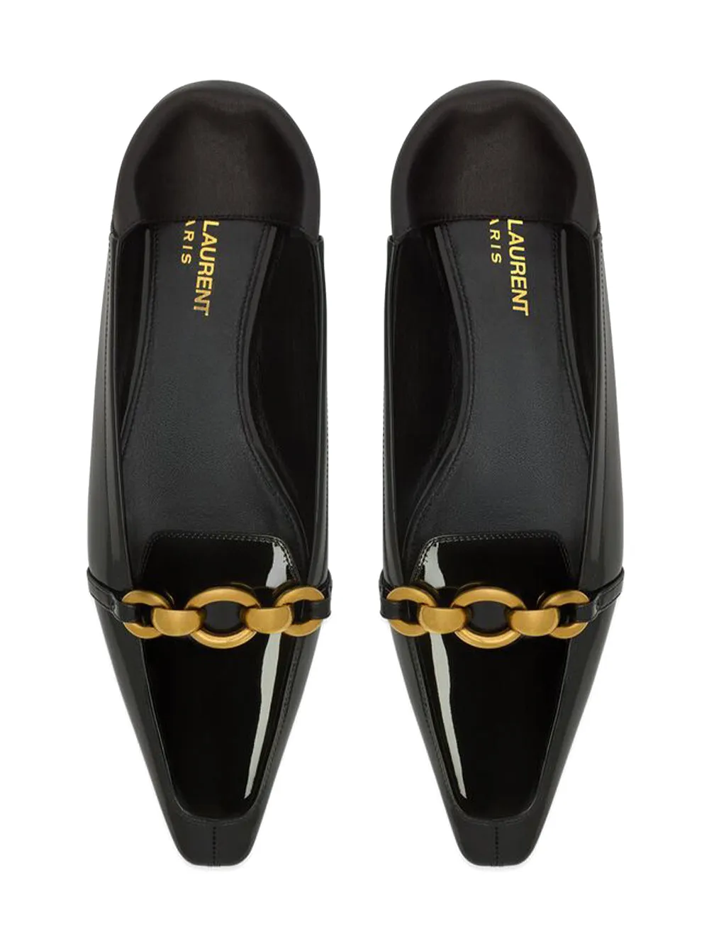 Le Maillon Patent Leather Slippers