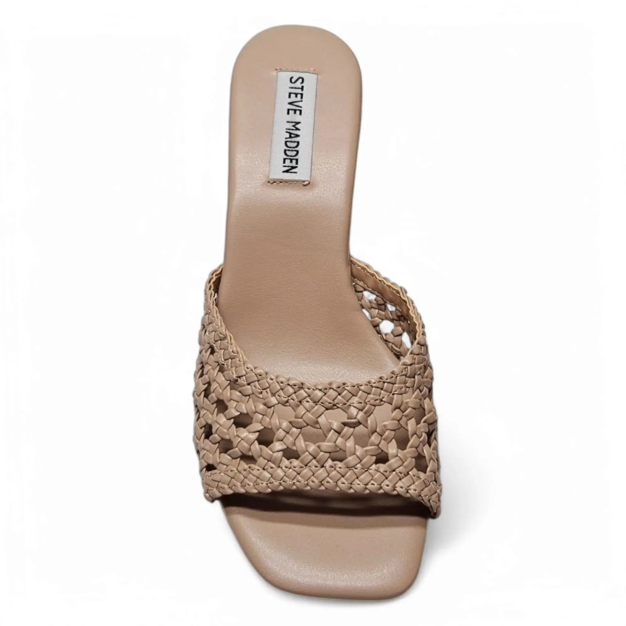 Mania Square Toe Mule Heels
