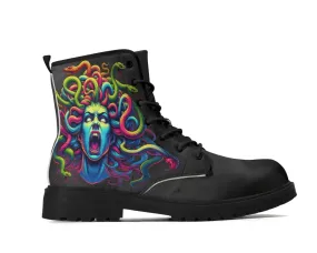 Medusa Leather Boots