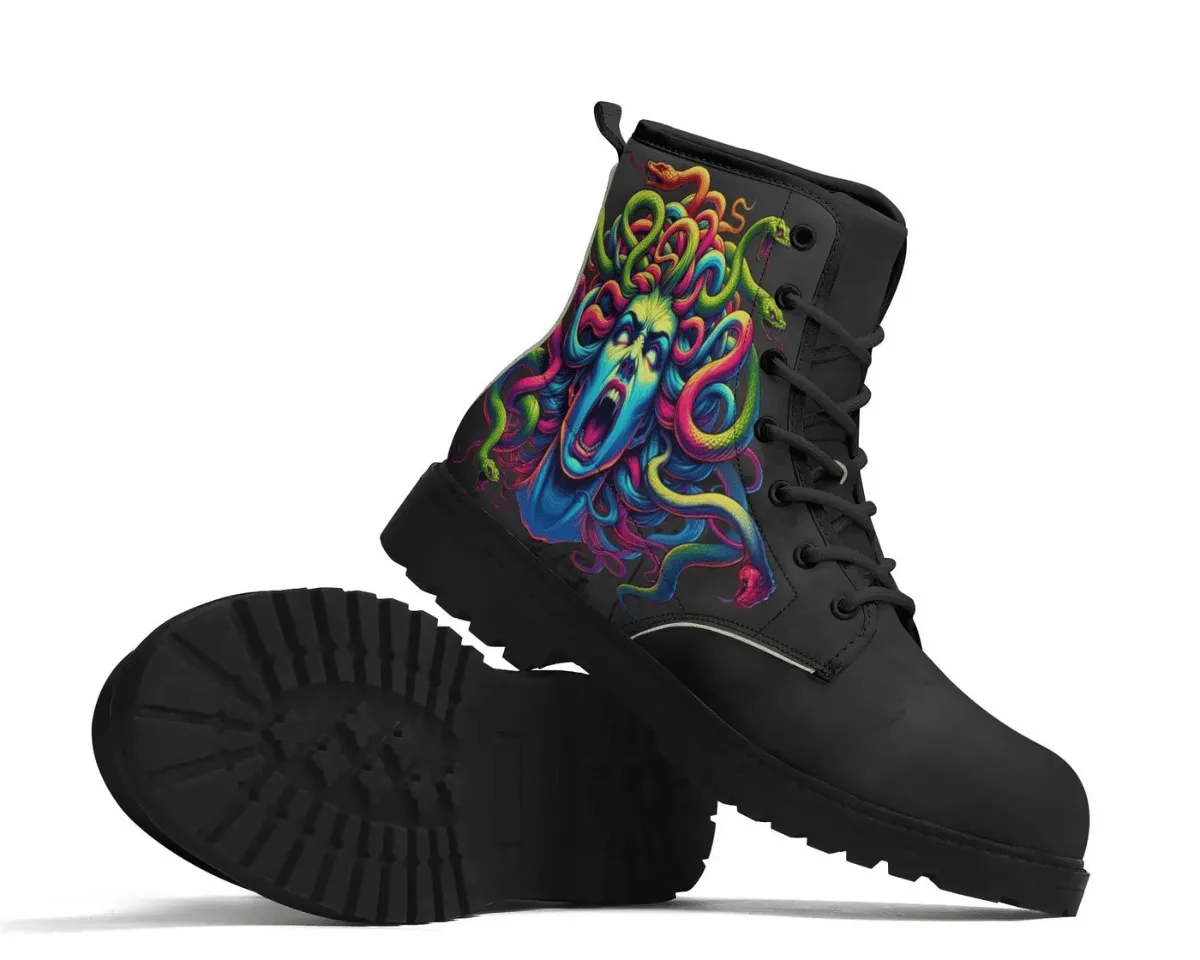 Medusa Leather Boots