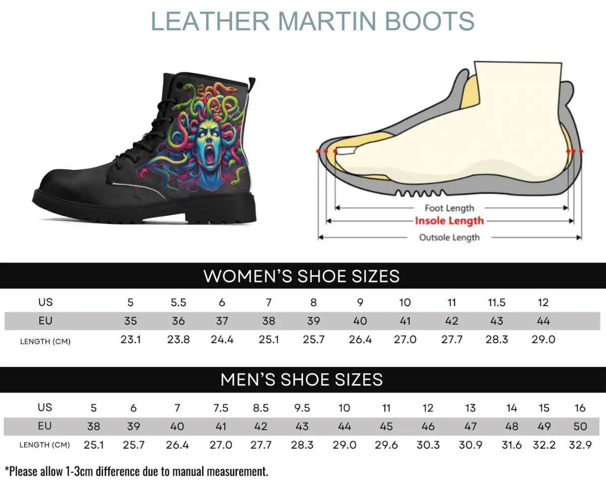 Medusa Leather Boots