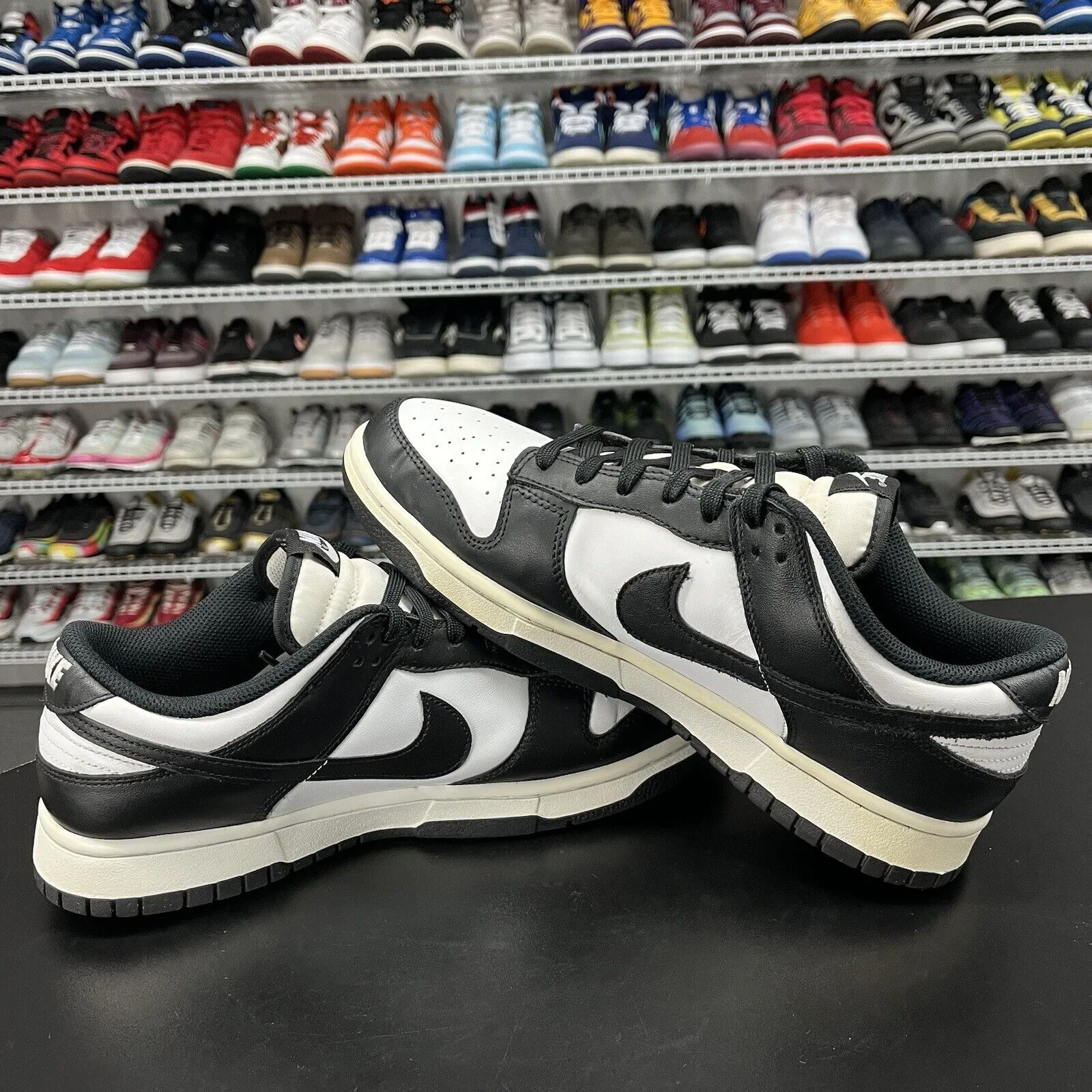 Nike Dunk Low Retro White Black Panda DD1503-101 Womens Size 10.5