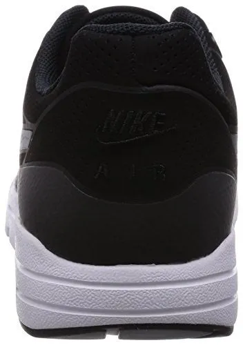NIKE WOMENS AIR MAX 1 ULTRA MOIRE BLACK/BLACK/MTLLC SLVR/WHITE RUNNING SHOE (6.5)