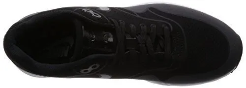 NIKE WOMENS AIR MAX 1 ULTRA MOIRE BLACK/BLACK/MTLLC SLVR/WHITE RUNNING SHOE (6.5)