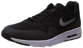 NIKE WOMENS AIR MAX 1 ULTRA MOIRE BLACK/BLACK/MTLLC SLVR/WHITE RUNNING SHOE (6.5)