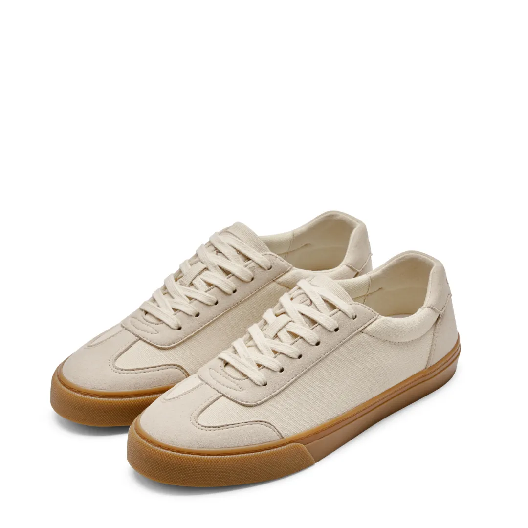 ROCKFISH  Beige / Gum 901 DWR Ladies Trainers,  Womens Canvas Sneaker B STOCK
