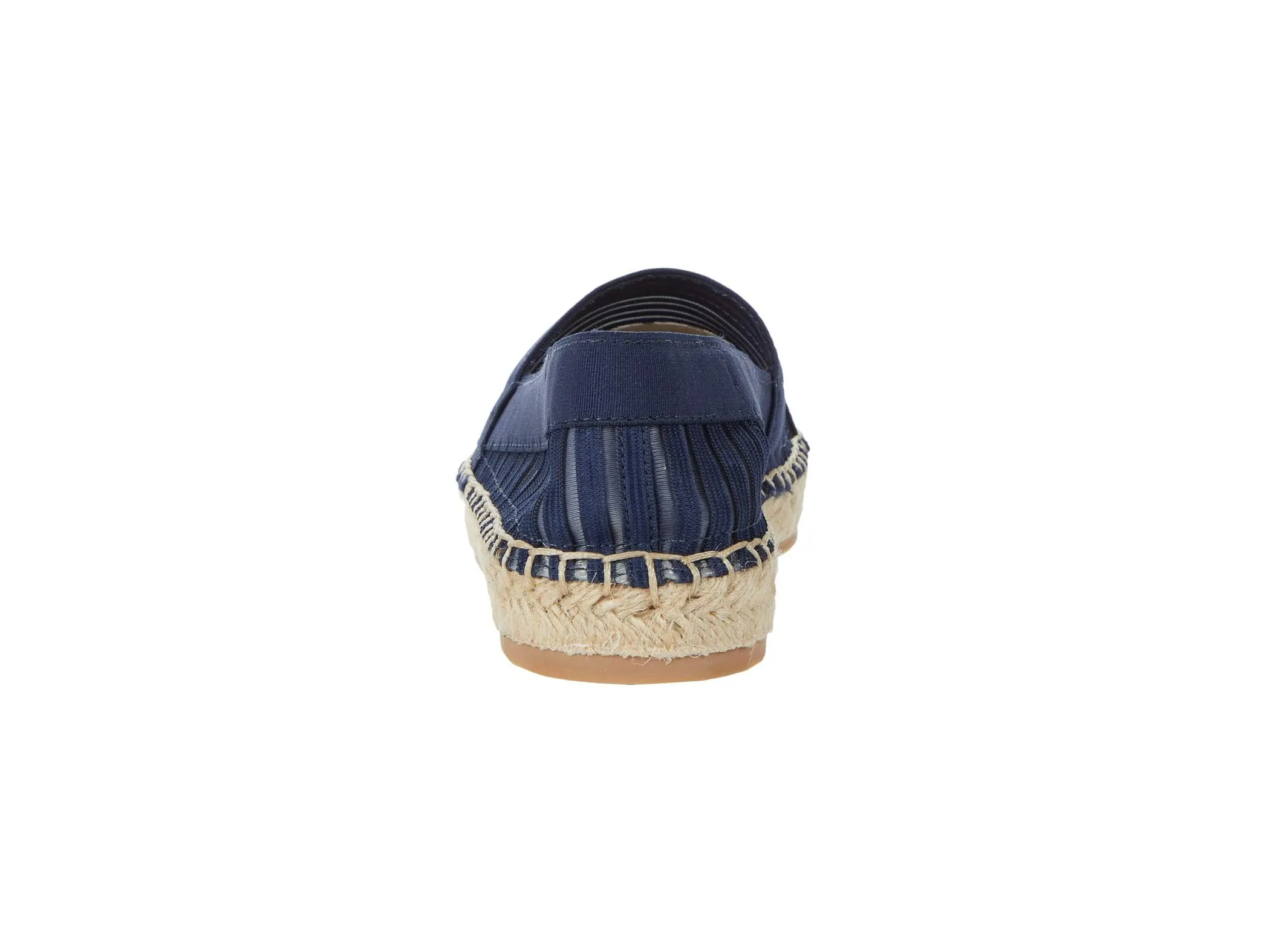 Steven Steve Madden Haleen Flatform Espadrille Slip-On Loafer Shoe NAVY MULTI