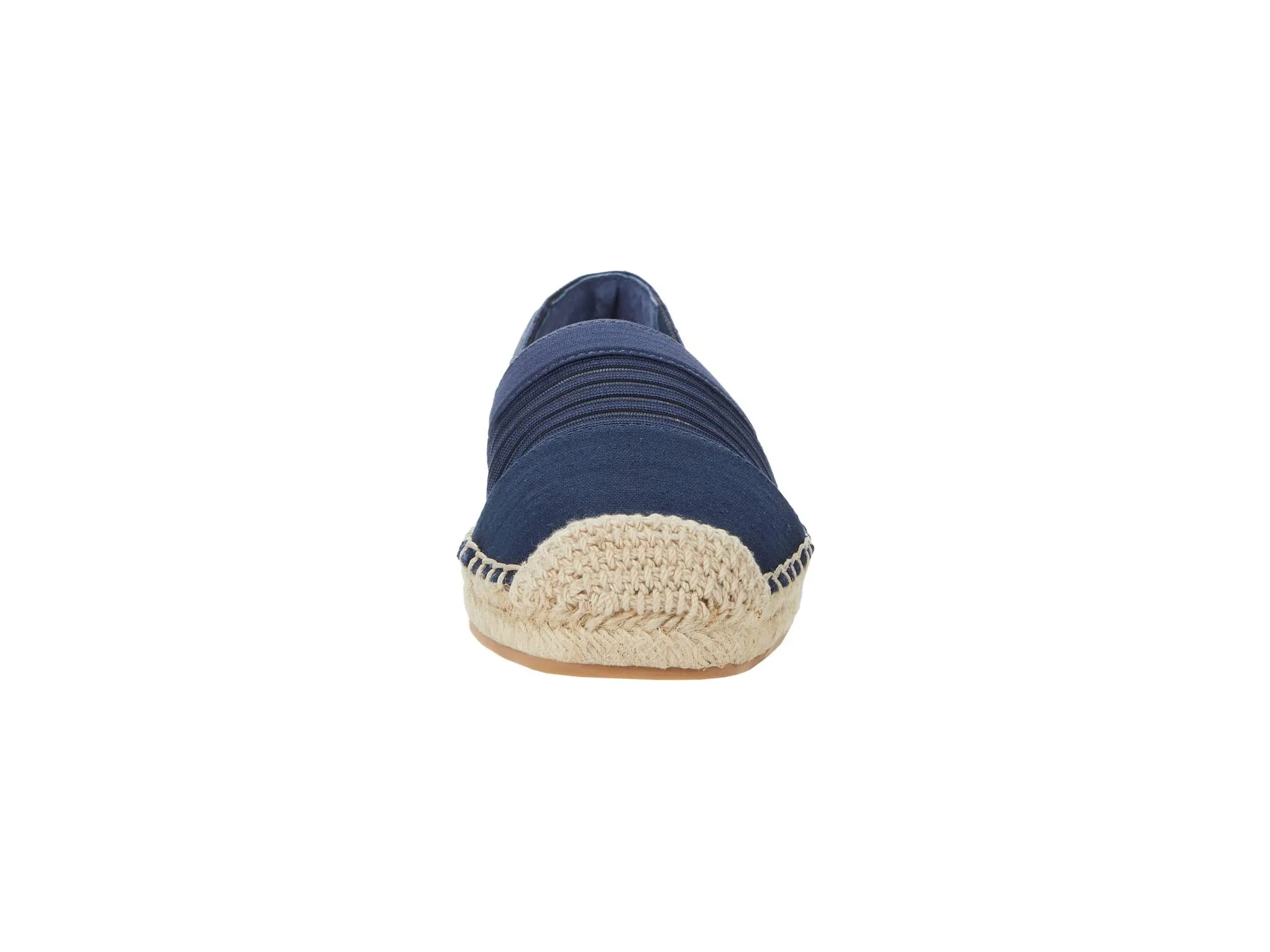 Steven Steve Madden Haleen Flatform Espadrille Slip-On Loafer Shoe NAVY MULTI