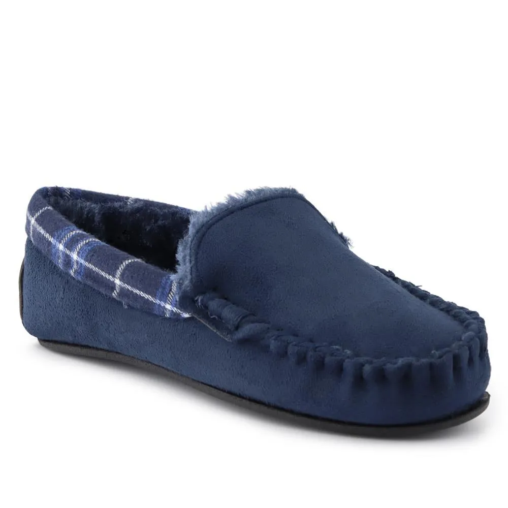Tartan Cuff Slippers - GALOP40023 / 326 306
