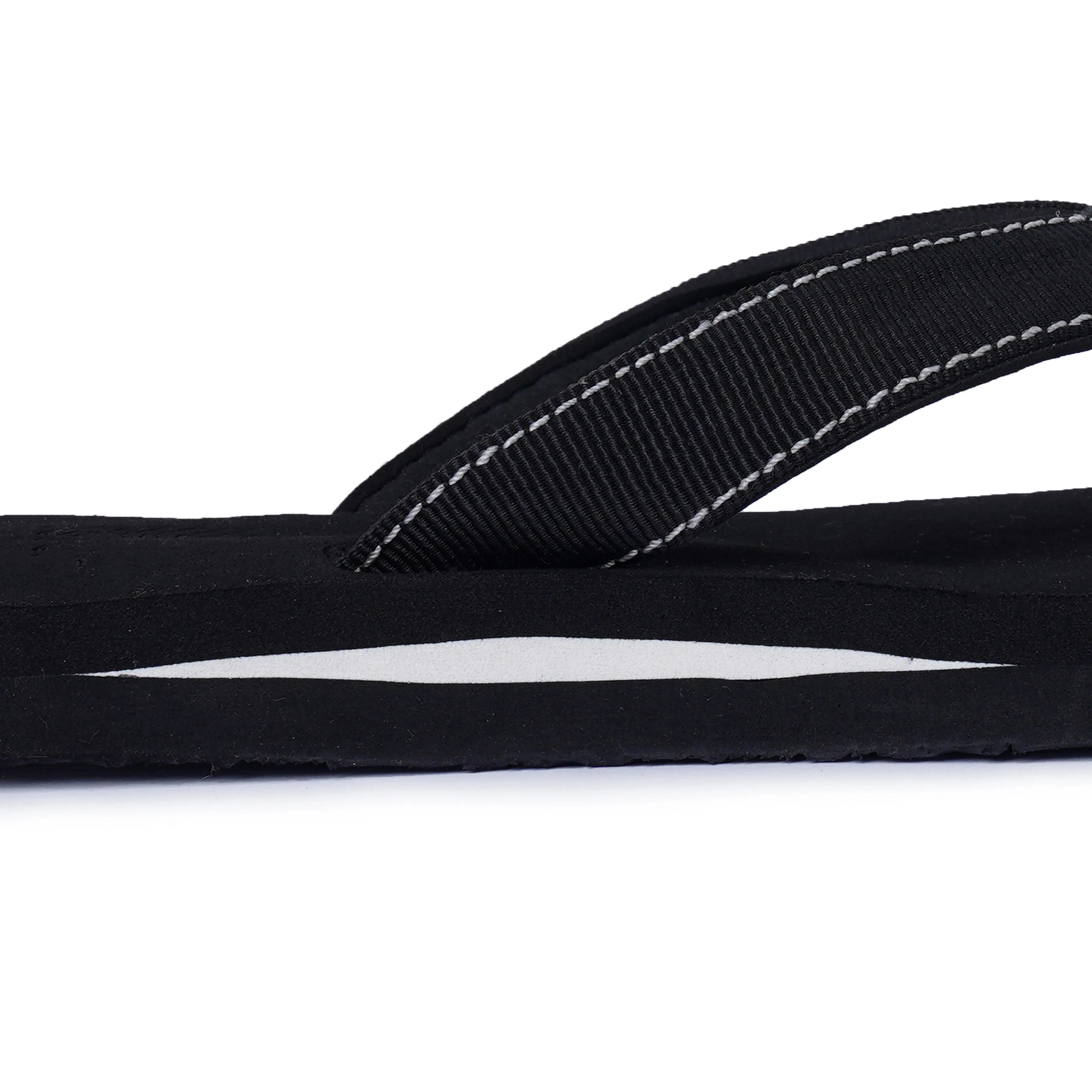 Women’s Black Stripe Arch Slippers – Light, Comfortable, and Stylish