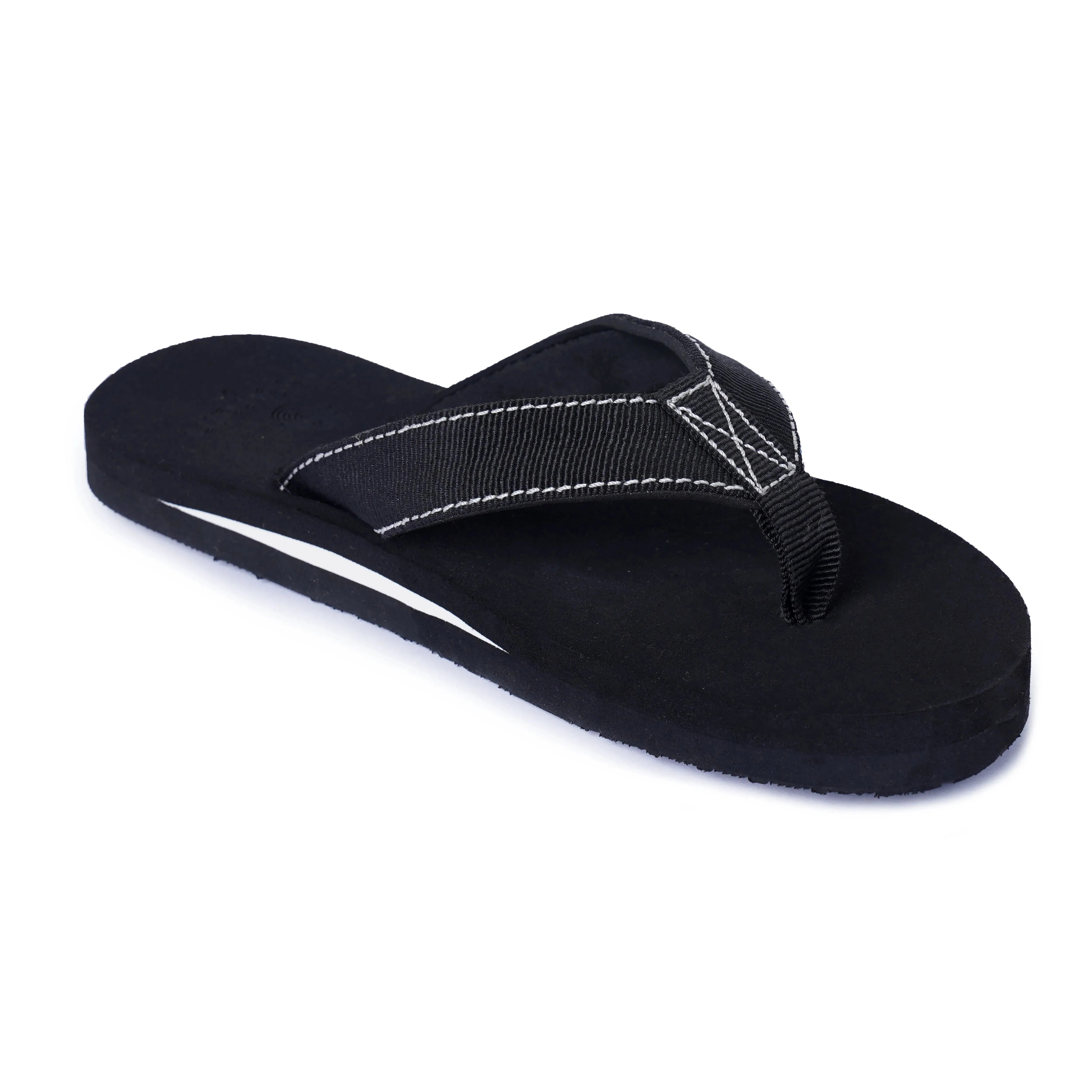 Women’s Black Stripe Arch Slippers – Light, Comfortable, and Stylish