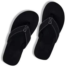 Women’s Black Stripe Arch Slippers – Light, Comfortable, and Stylish